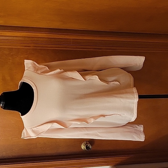 J. CREW Mercantile Pink Ruffle front Sweatshirt - Picture 1 of 7